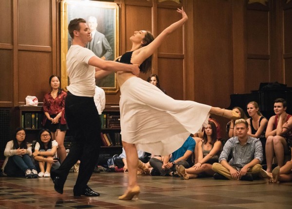 Eric and Elana pull out their best standing spin